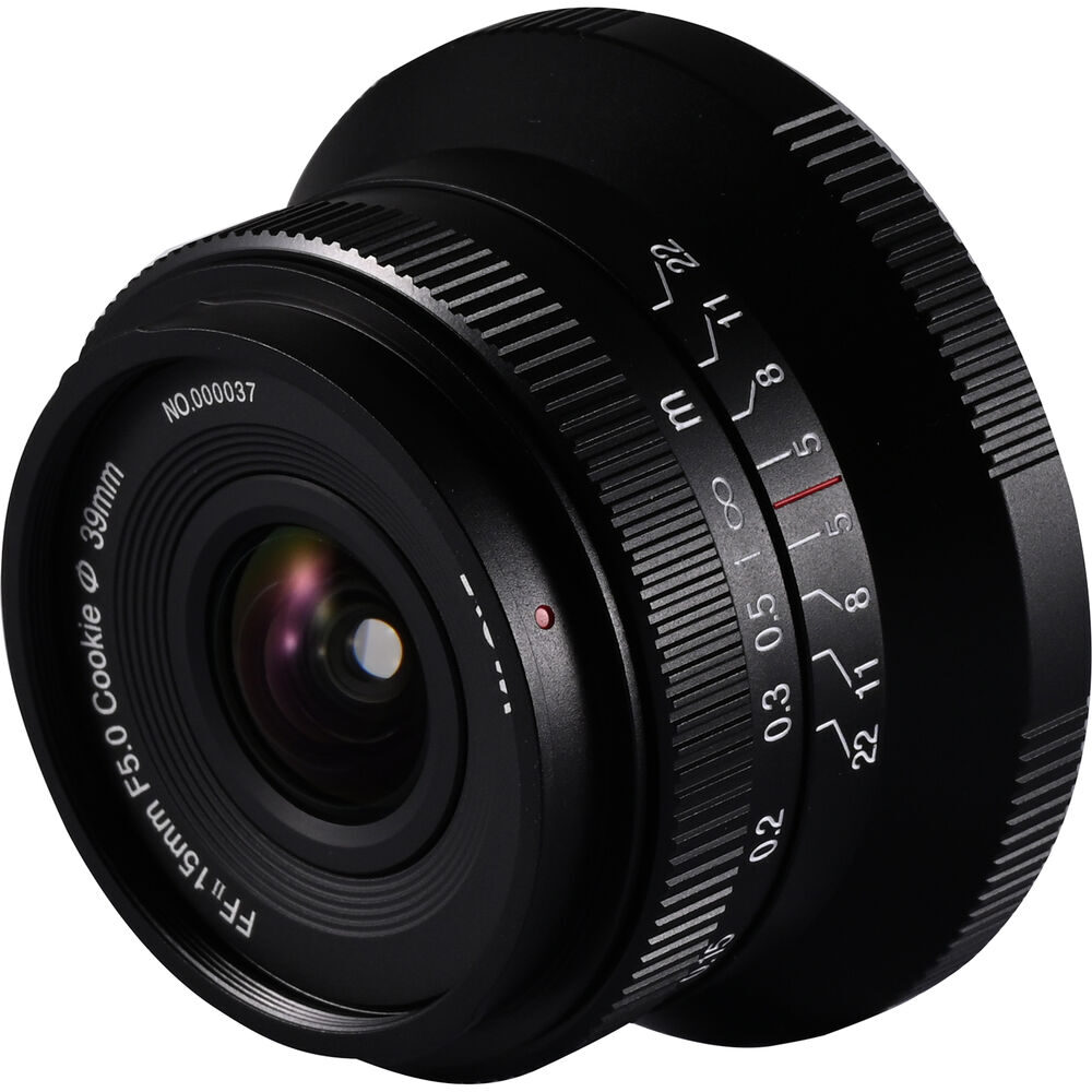 Laowa 15mm f/5 Cookie FF Sony E-mount objectief Zwart