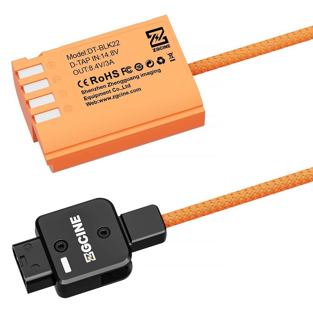 ZGCINE D-Tap To DMW-BLK22 Dummy Battery Cable