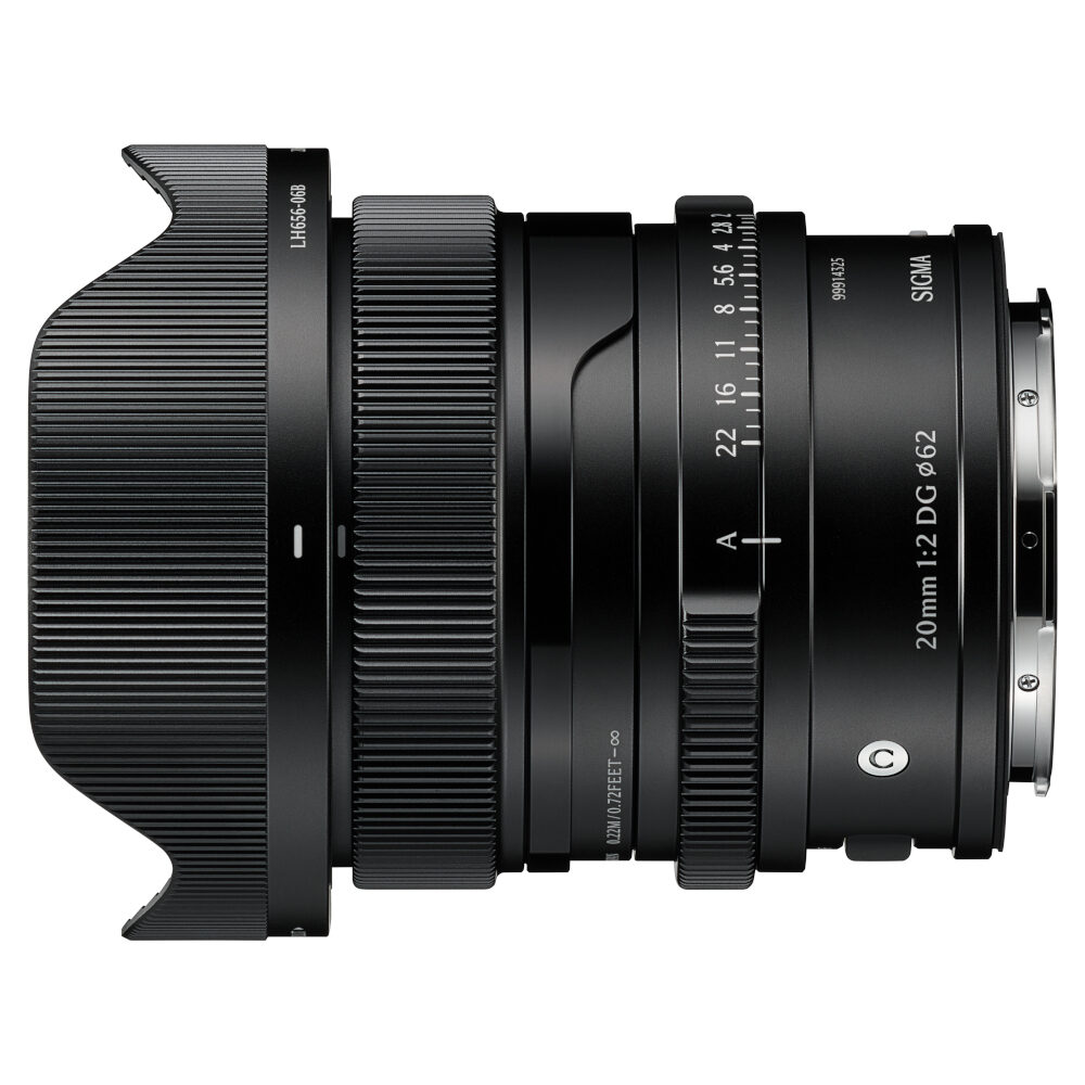 Sigma 20mm f/2.0 DG Contemporary L-mount objectief Zwart
