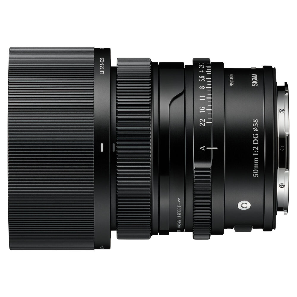 Sigma 50mm f/2.0 DG Contemporary L-mount objectief Zwart