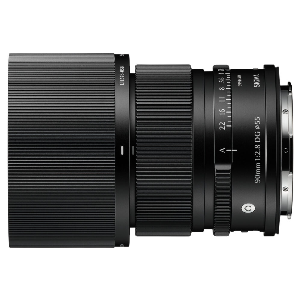 Sigma 90mm f/2.8 DG Contemporary L-mount objectief Zwart