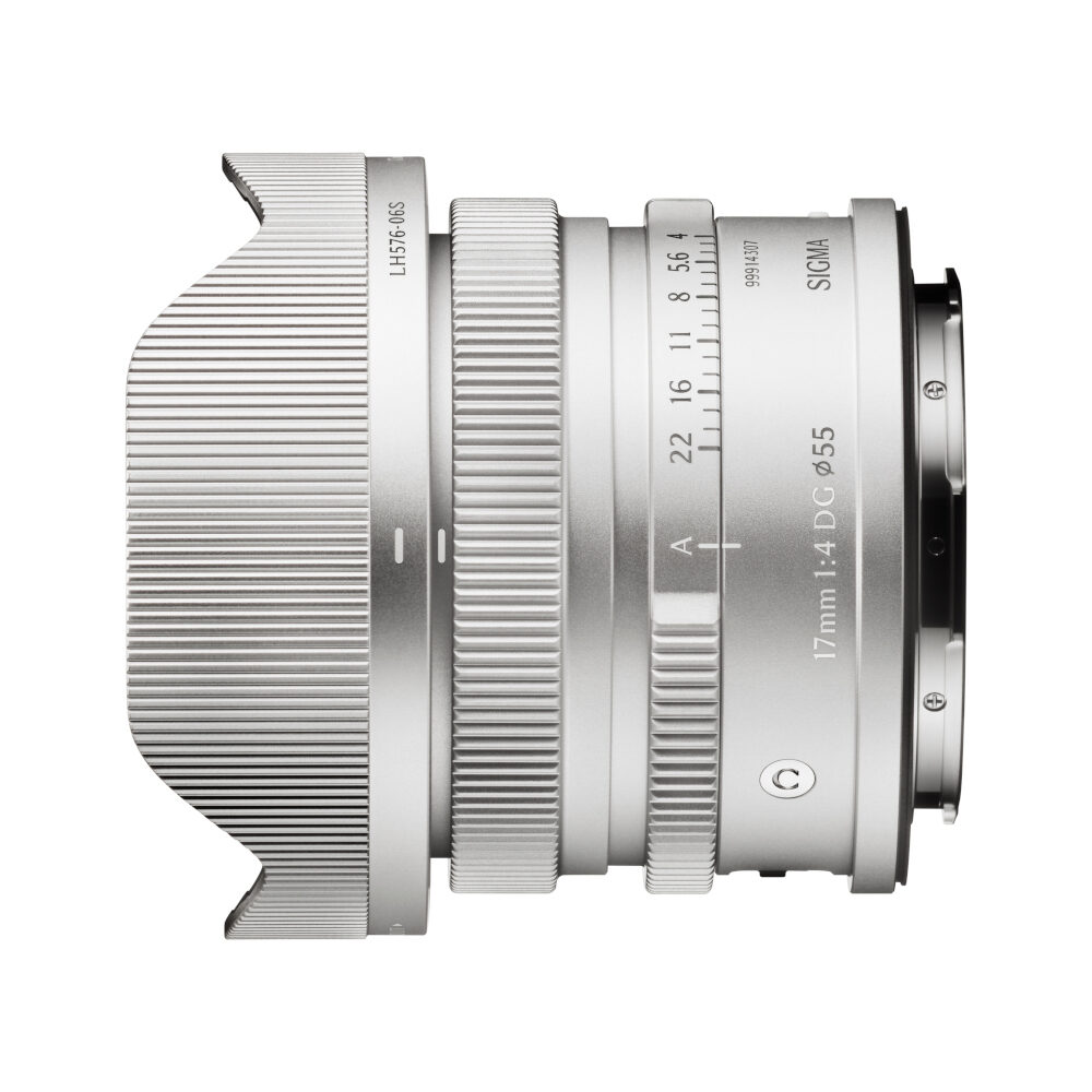 Sigma 17mm f/4.0 DG Contemporary L-mount objectief Zilver