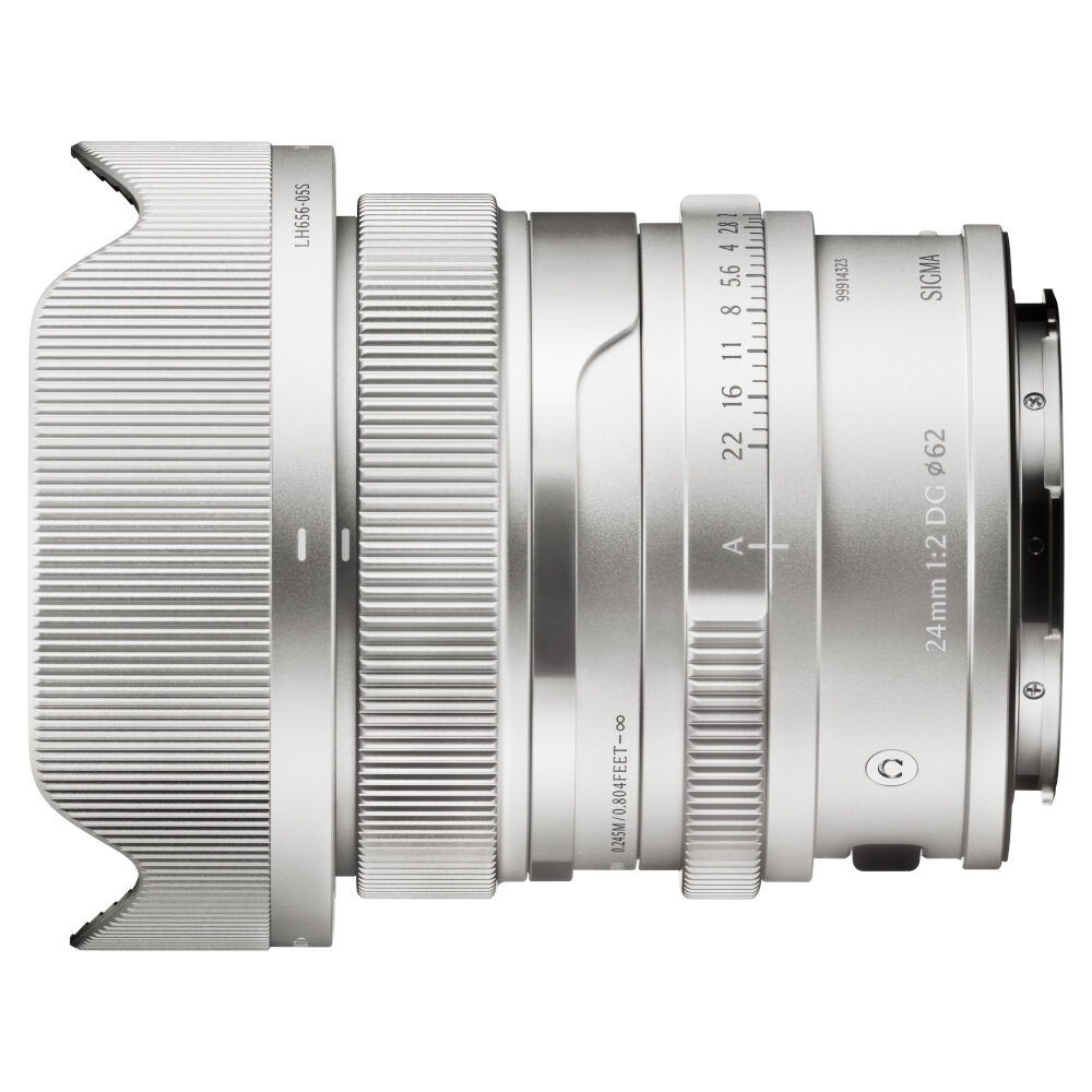 Sigma 24mm f/2.0 DG Contemporary L-mount objectief Zilver