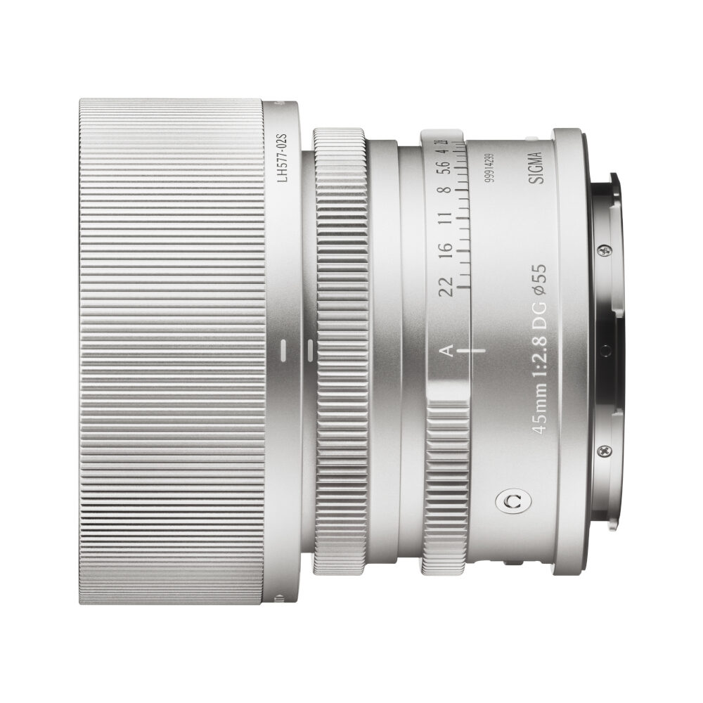 Sigma 45mm f/2.8 DG Contemporary L-Mount objectief Zilver