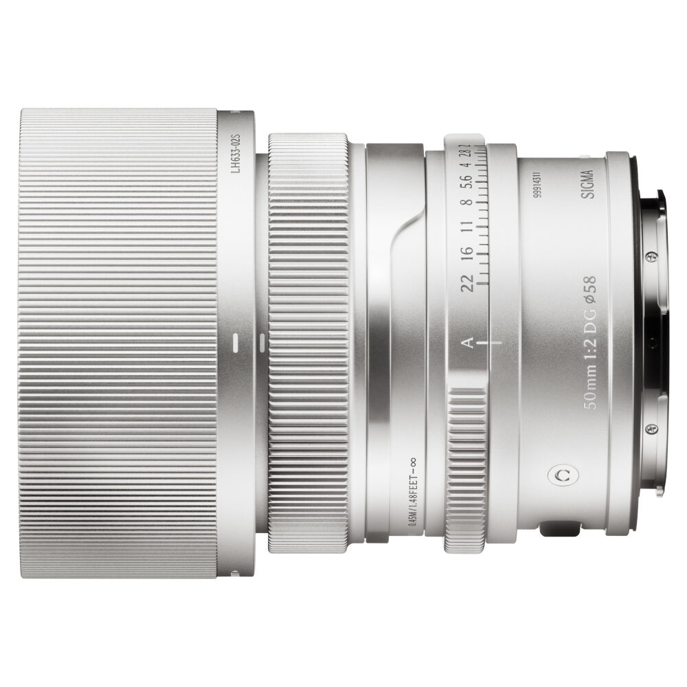 Sigma 50mm f/2.0 DG Contemporary L-mount objectief Zilver