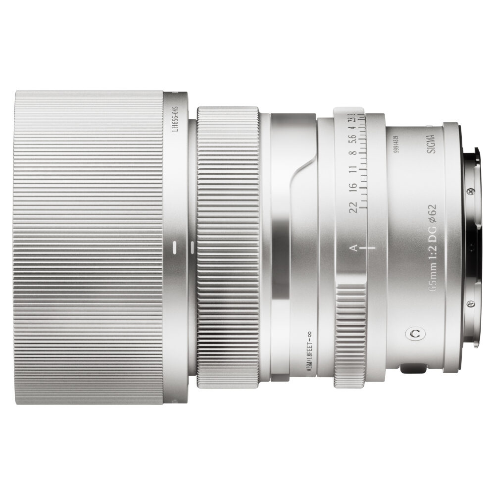 Sigma 65mm f/2.0 DG Contemporary L-Mount objectief Zilver