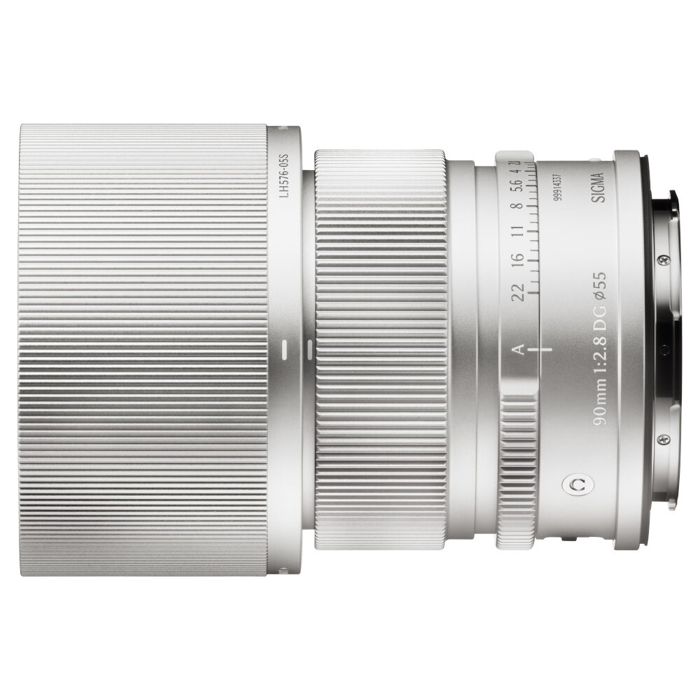 Sigma 90mm f/2.8 DG Contemporary L-mount objectief Zilver