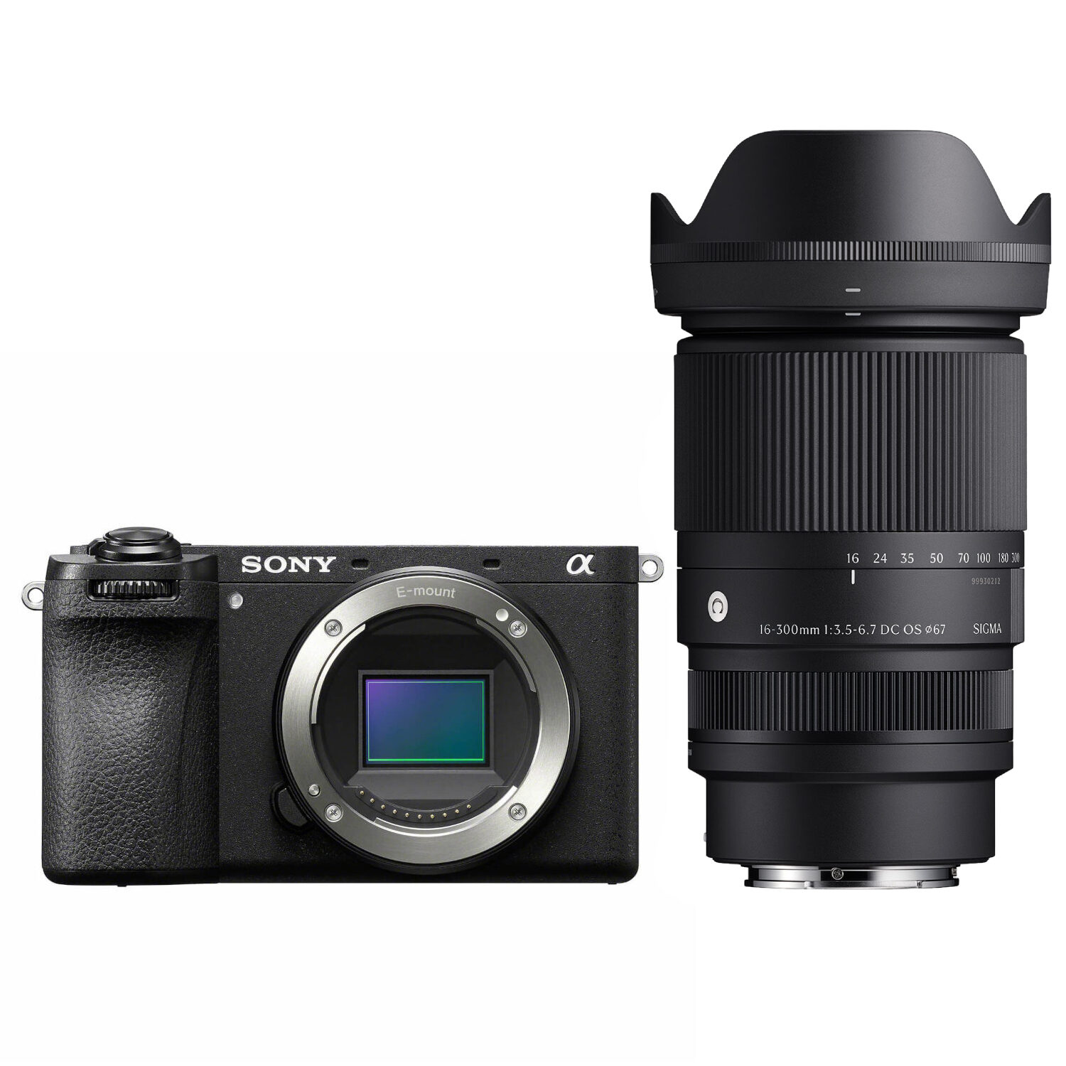 Sony Alpha A6700 systeemcamera Zwart + Sigma 16-300mm