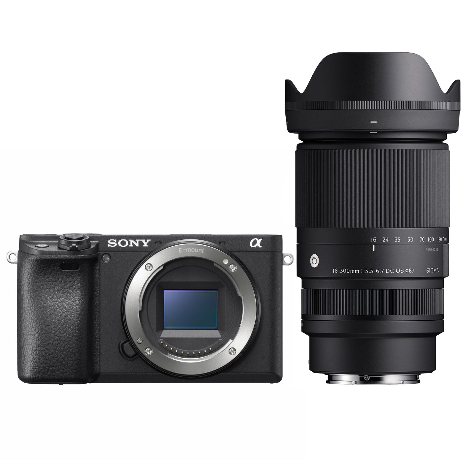 Sony Alpha A6400 systeemcamera Zwart + Sigma 16-300mm