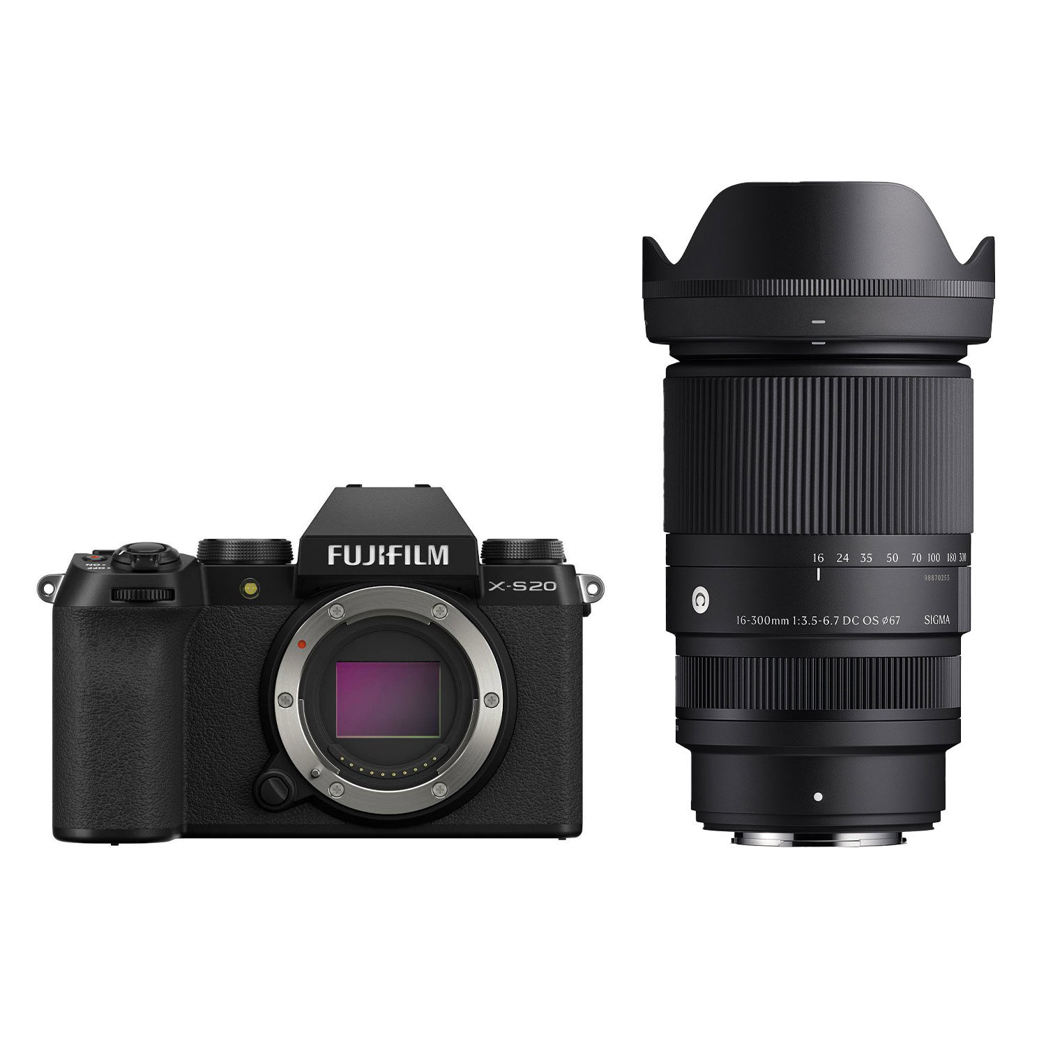 Fujifilm X-S20 Systeemcamera + Sigma 16-300mm f/3.5-6.7 DC OS Contemporary