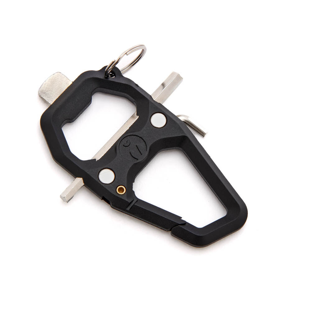 3 Legged Thing Toolz Multi-function Carabiner Tool Black - zak 20 stuks