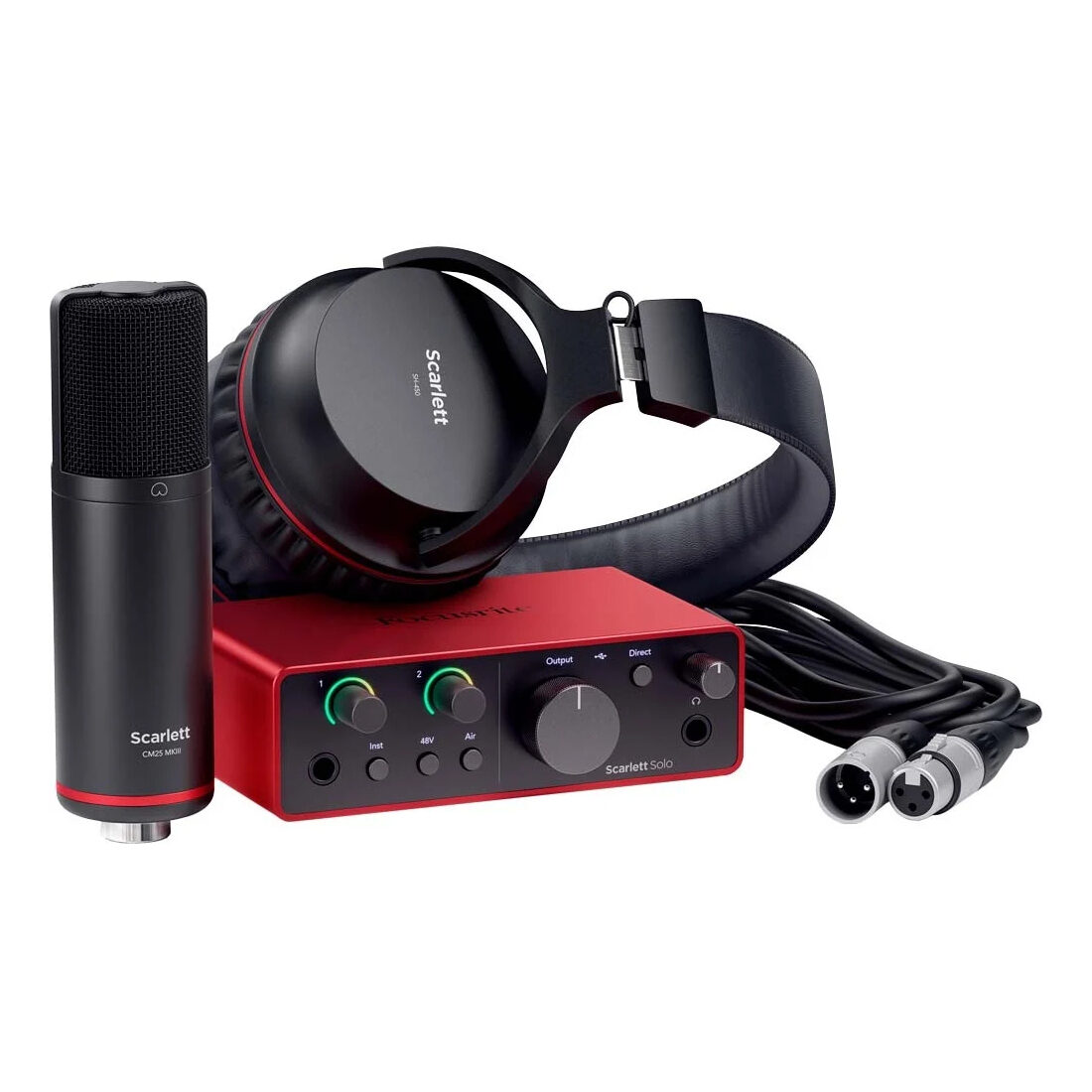 CameraNU Focusrite Scarlett Solo 4th Gen Audio Interface - Podcast/Studio kit aanbieding