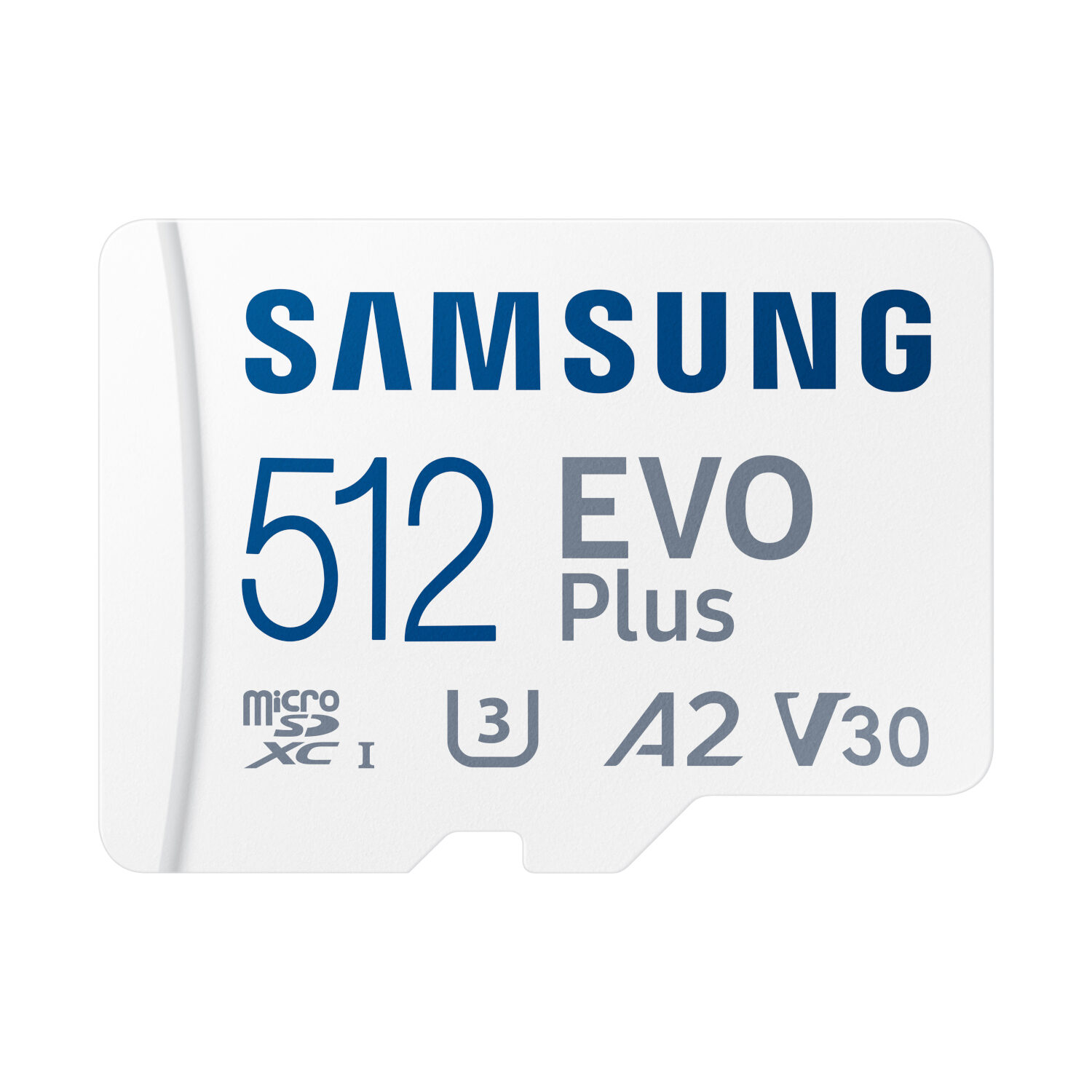 Samsung 512GB Micro SD Evo Plus UHS-I U3 V30 A2 160MB/s geheugenkaart + adapter
