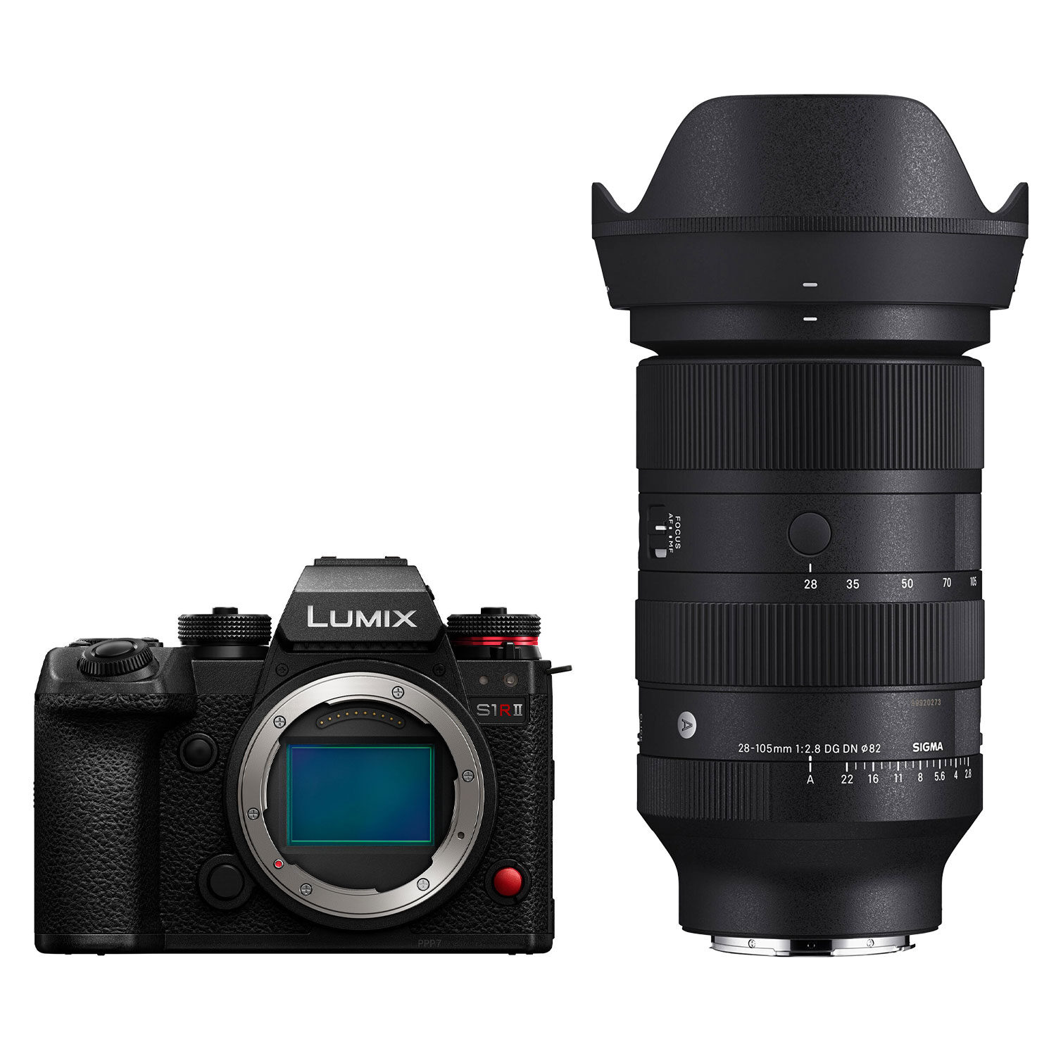 Panasonic Lumix DC-S1R Mark II Hybrid systeemcamera + Sigma 28-105mm f/2.8 DG DN Art