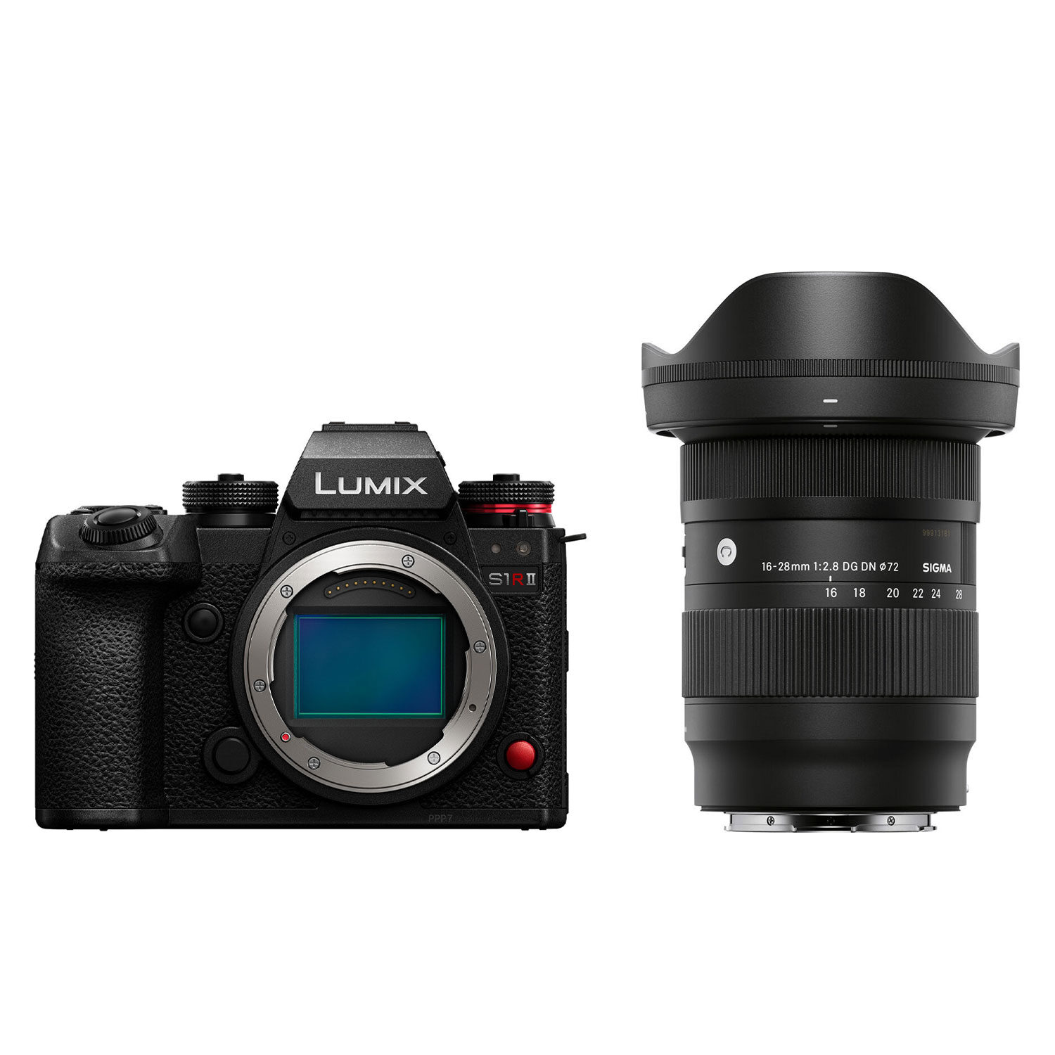 Panasonic Lumic DC-S1R Mark II Hybrid systeemcamera + Sigma 16-28mm f/2.8 DG DN Contemporary