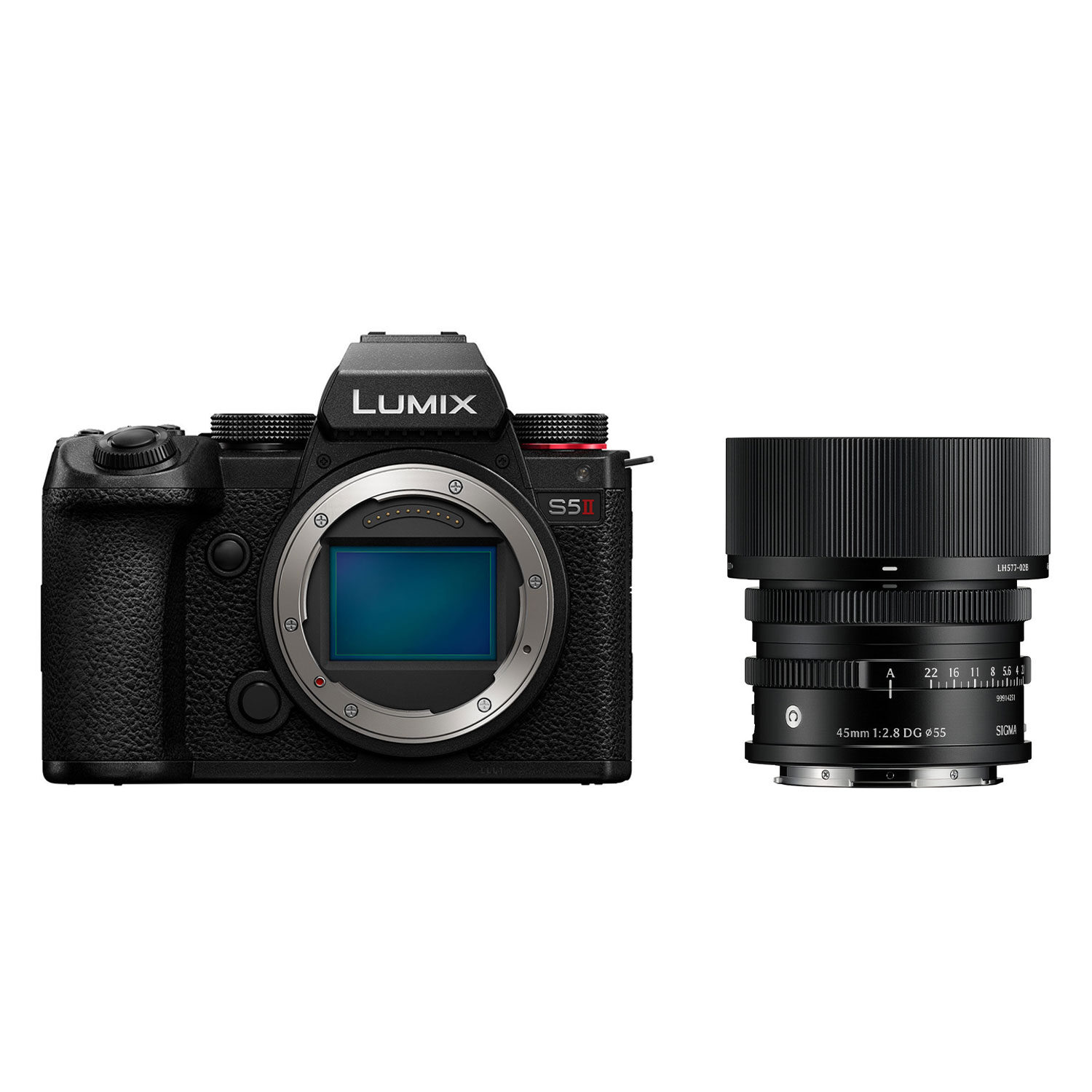 Panasonic Lumix DC-S5 mark II systeemcamera + Sigma 45mm f/2.8 DG Contemporary