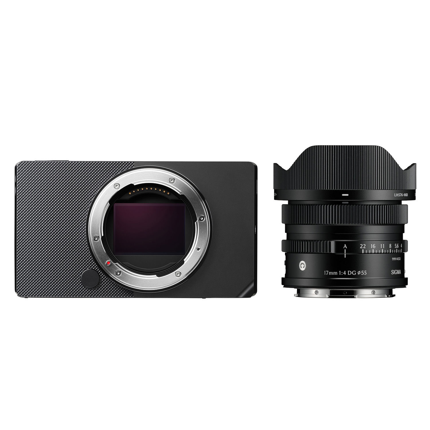 Sigma BF systeemcamera Zwart + Sigma 17mm f/4.0 DG Contemporary