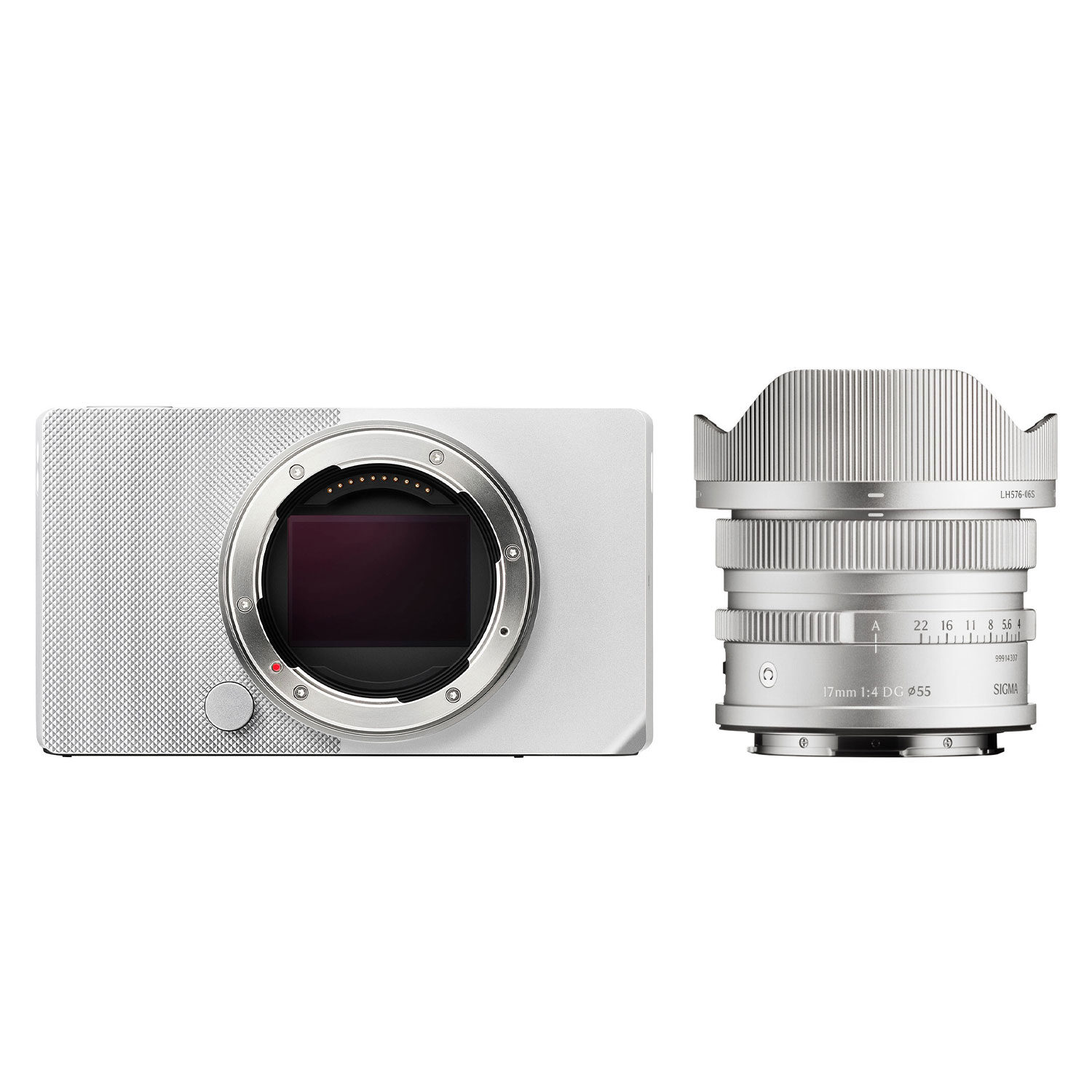 Sigma BF systeemcamera Zilver + Sigma 17mm f/4.0 DG Contemporary