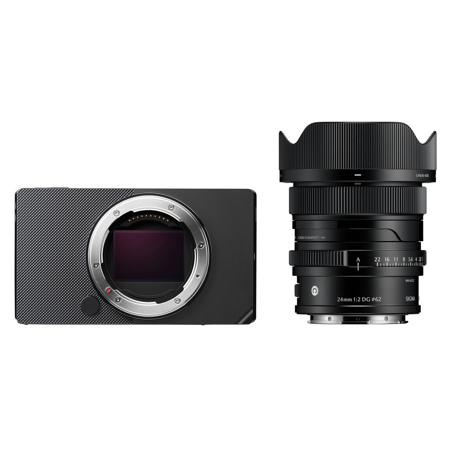 Sigma BF systeemcamera Zwart + Sigma 24mm f/2.0 DG Contemporary