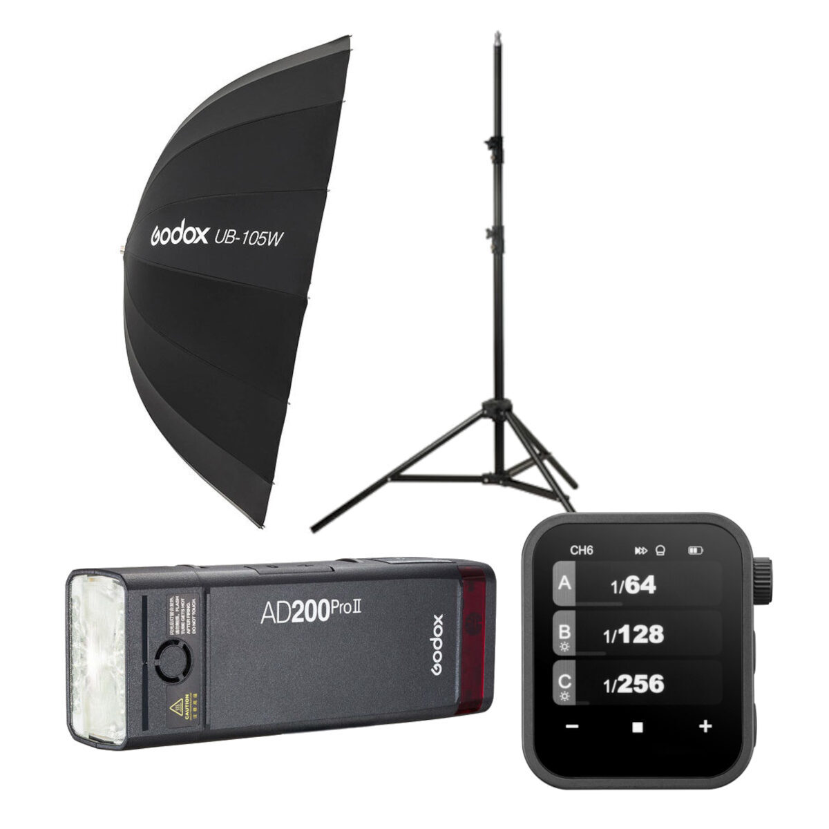 Godox Witstro AD200 Pro II Portable Flitser BARDT Kit voor Fujifilm