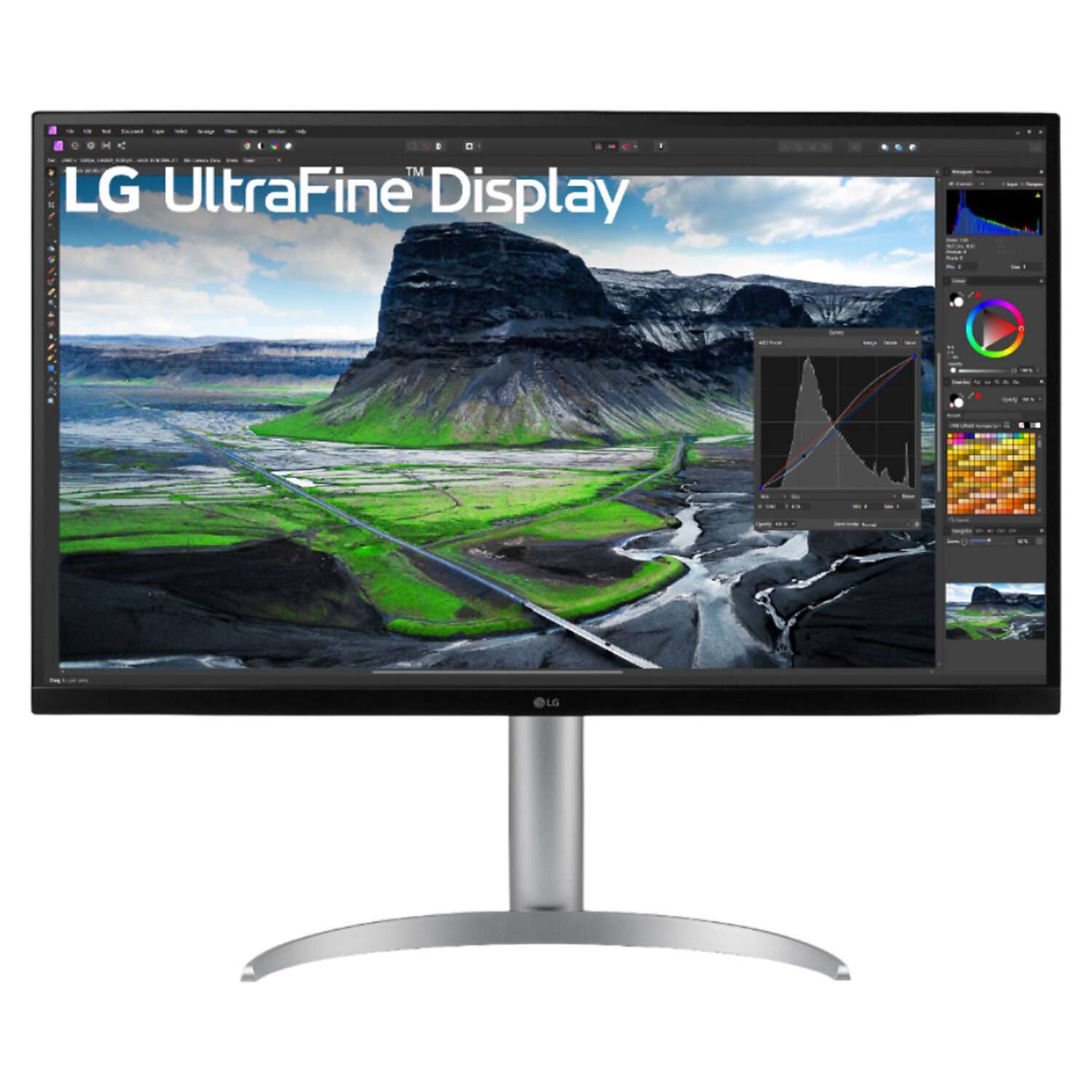 LG UltraFine 32UQ850V-W.AEU - 31.5 inch - 3840 x 2160 (Ultra HD 4K) - IPS-paneel - in hoogte verstelbaar