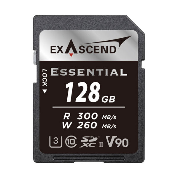 Exascend Essential UHS-II SD Card(V90) 128GB