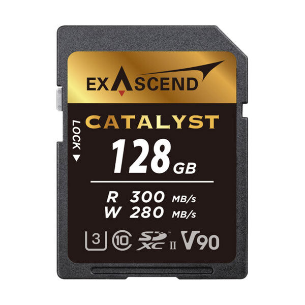 Exascend Catalyst UHS-II SD Card (V90) 128GB | Geheugenkaarten | 6972904951136