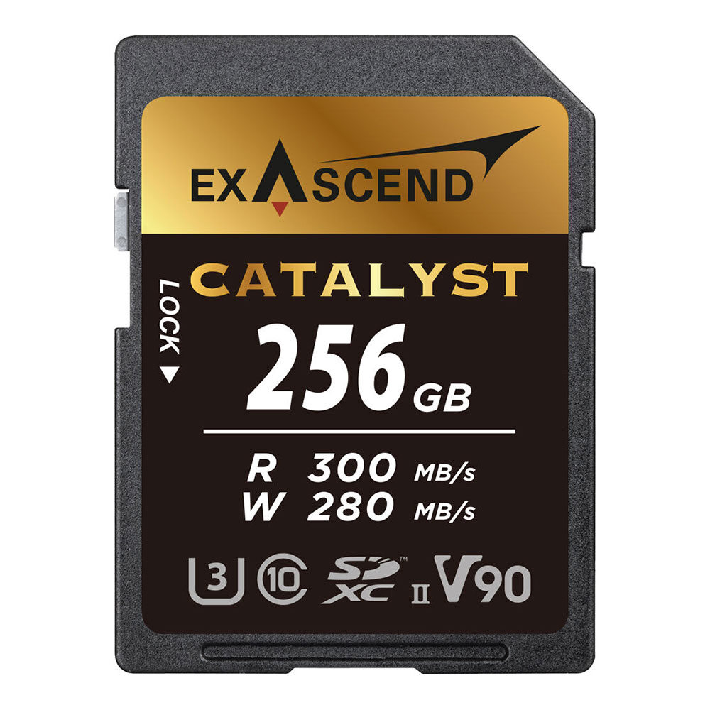 Exascend 256GB UHS-II SD V90 Series Catalyst geheugenkaart