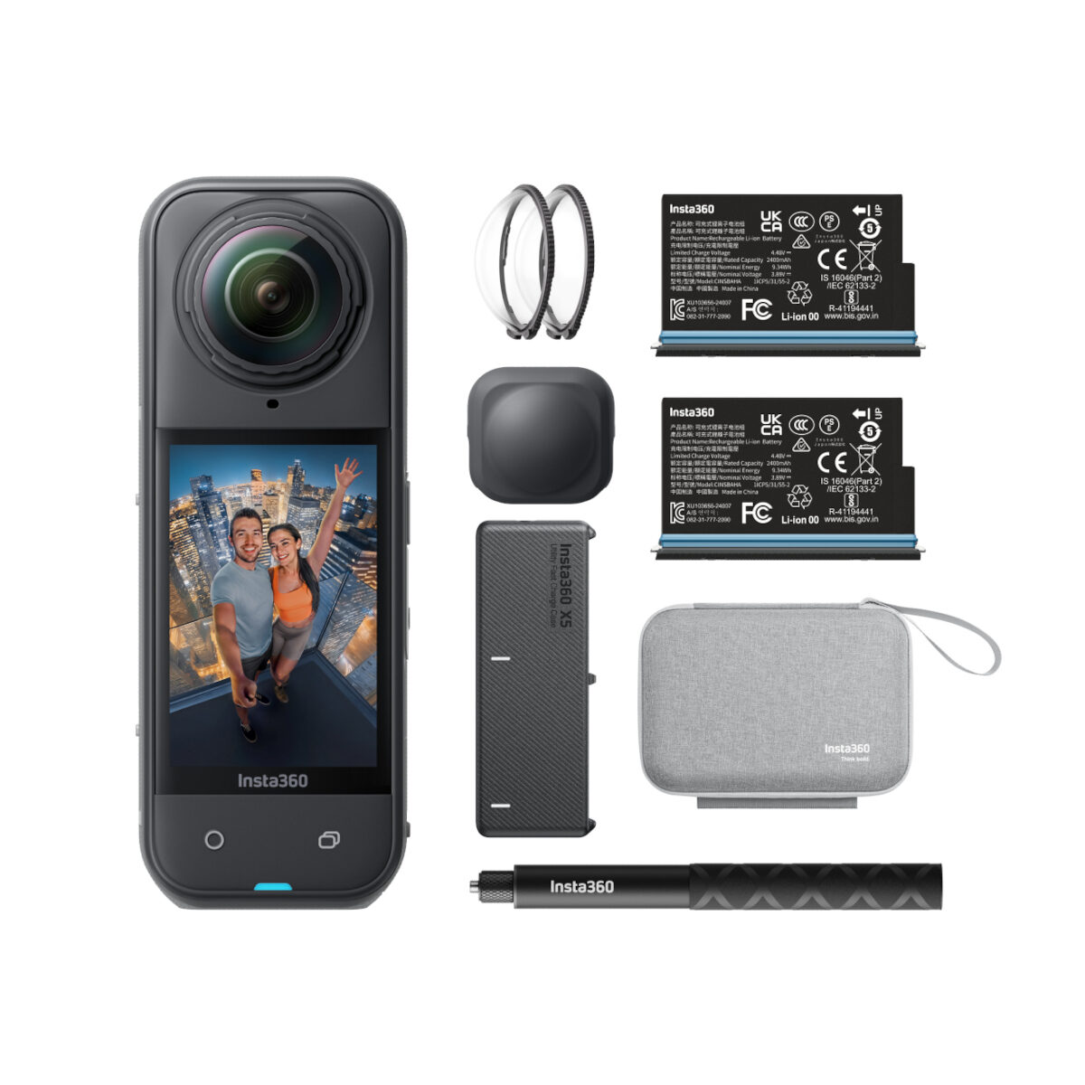 Insta360 X5 360-graden action camera Essential Bundle