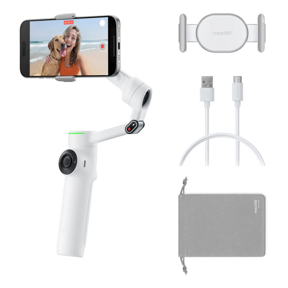CameraNU Insta360 Flow 2 Pro Creator Kit Summit White aanbieding