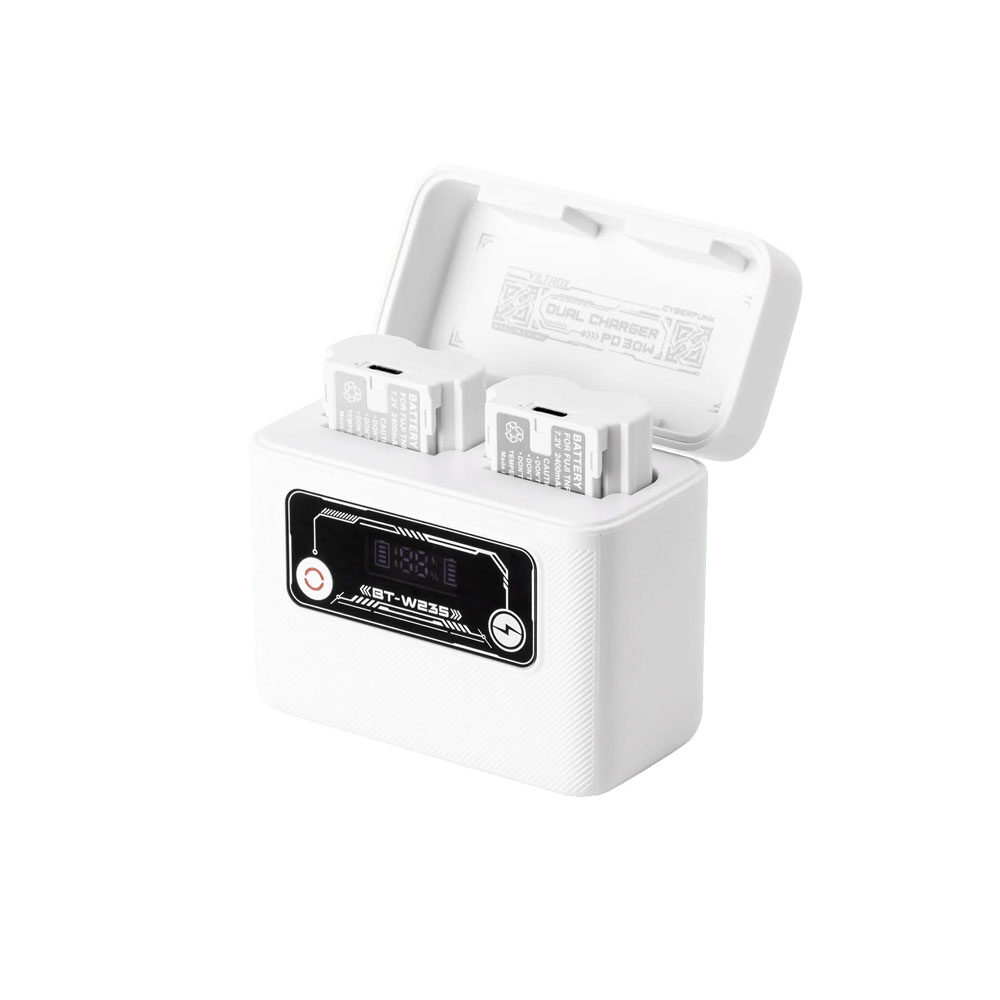 Viltrox Camera Battery Charging Case Power Bank for Fujifilm NP-W235
