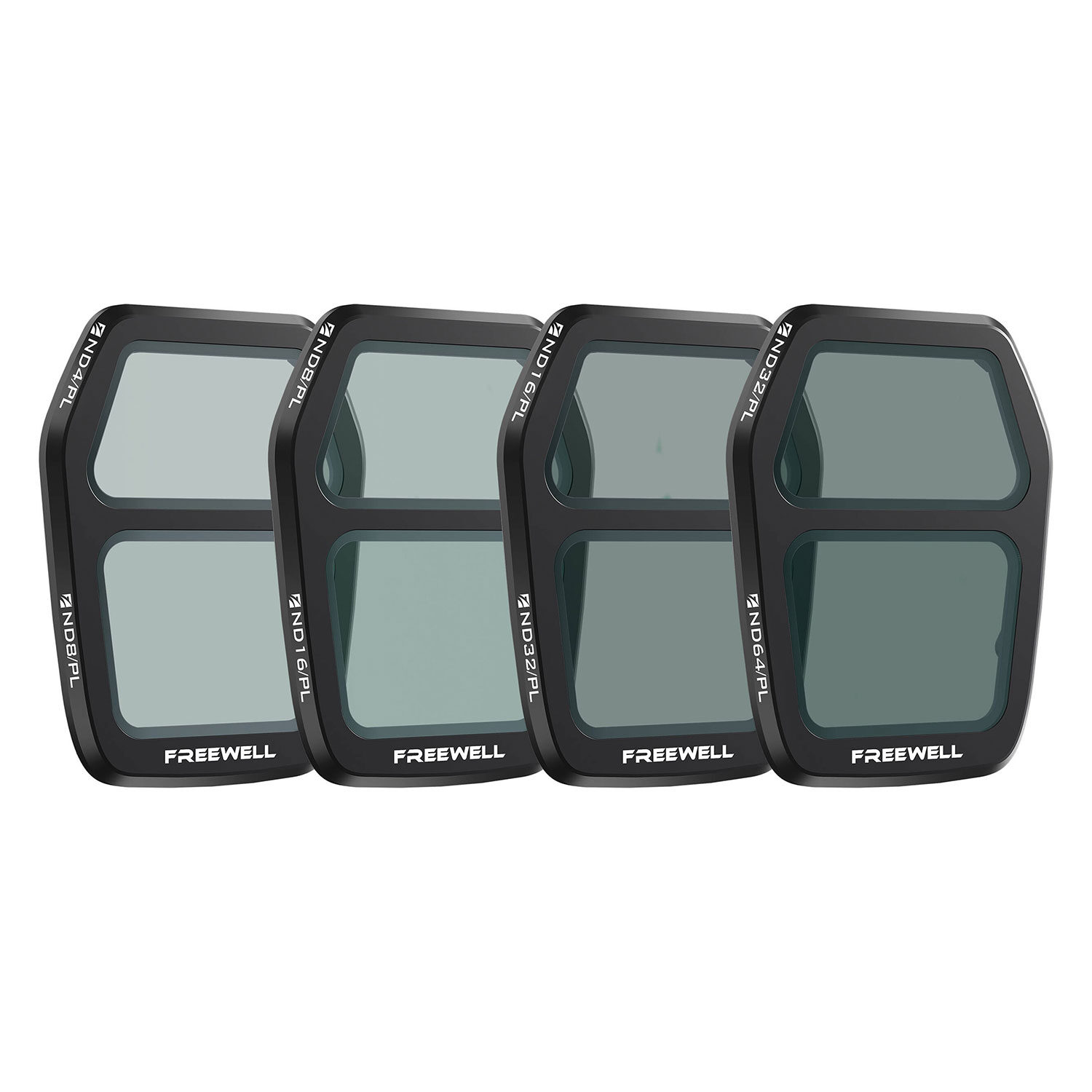 Freewell Bright Day Split ND/PL Filters voor DJI Air 3S 4-Pack