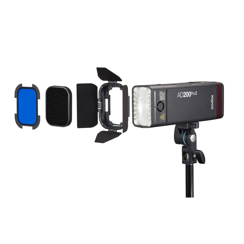 Godox Barndoor Kit For AD200 Pro II Speedlite Flash head