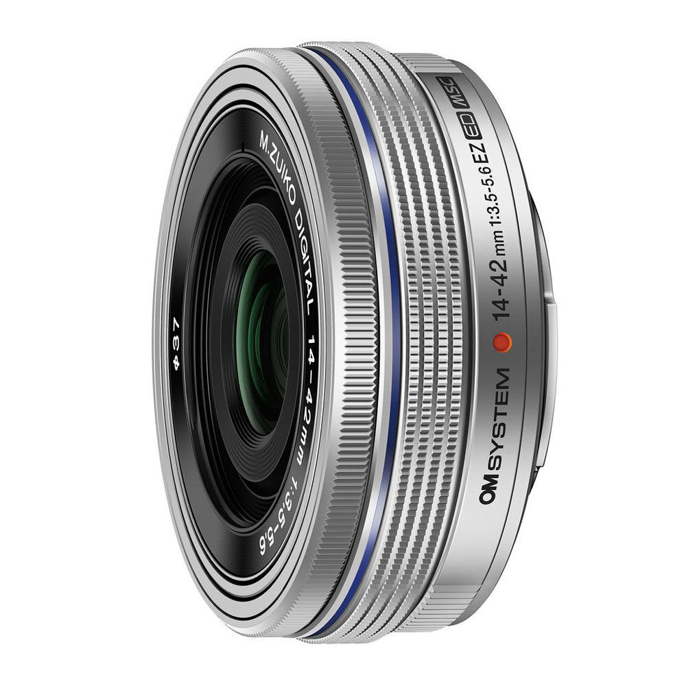 OM SYSTEM M.Zuiko Digital ED 14-42mm f/3.5-5.6 EZ objectief Zilver
