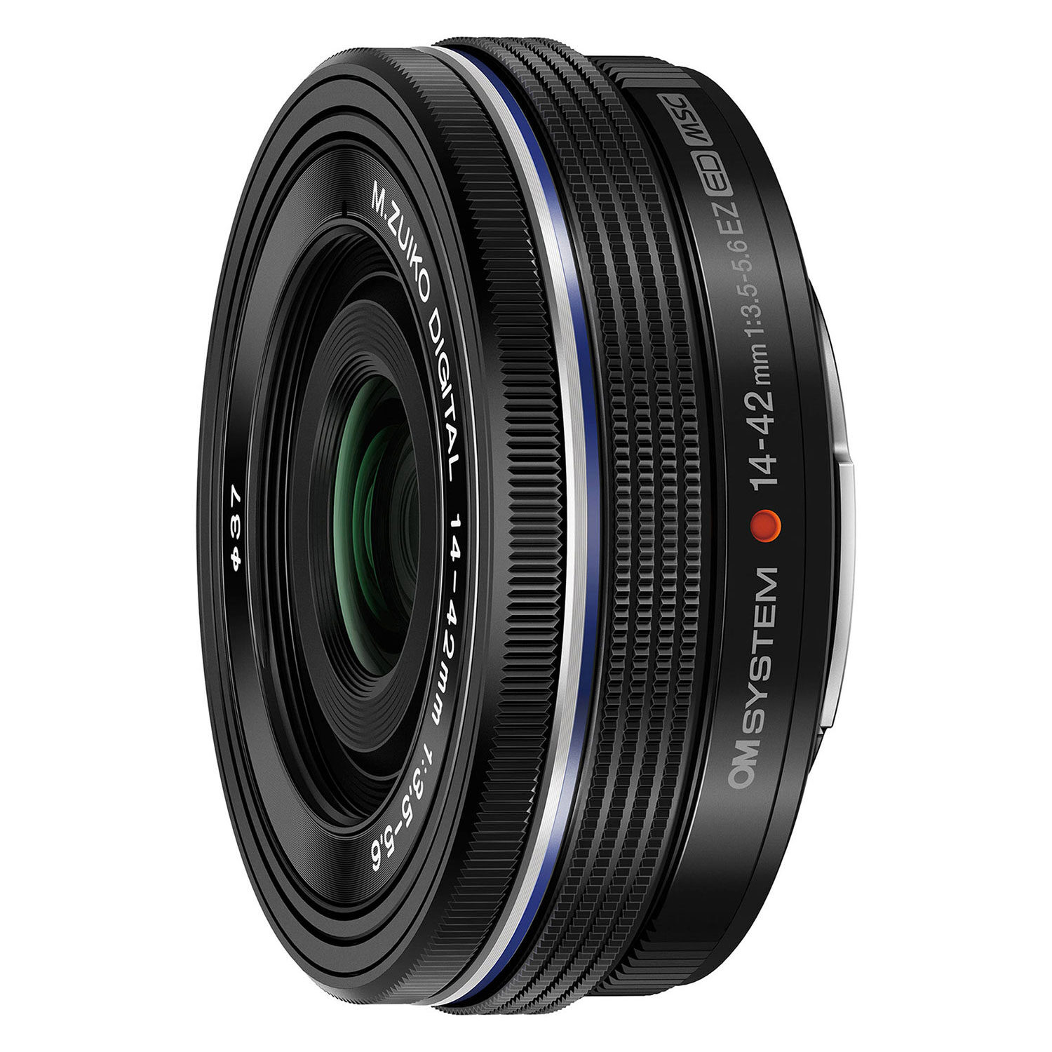 OM SYSTEM M.Zuiko Digital ED 14-42mm f/3.5-5.6 EZ Pancake objectief Zwart