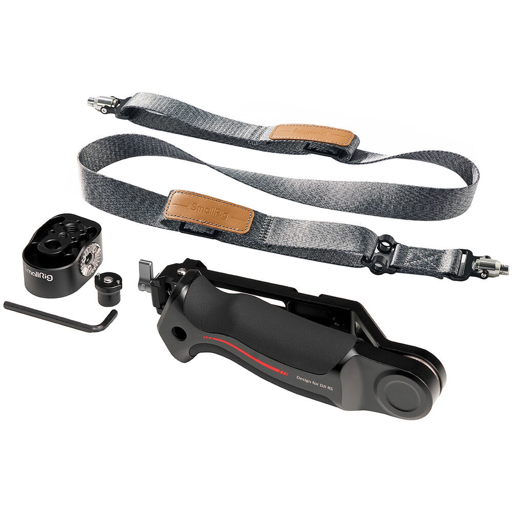 SmallRig 4383B Sling Handle with Weight-Reducing Shoulder Strap Kit for DJI RS 2 / RS 3 / RS 3 Pro / RS 4 / RS 4 Pro