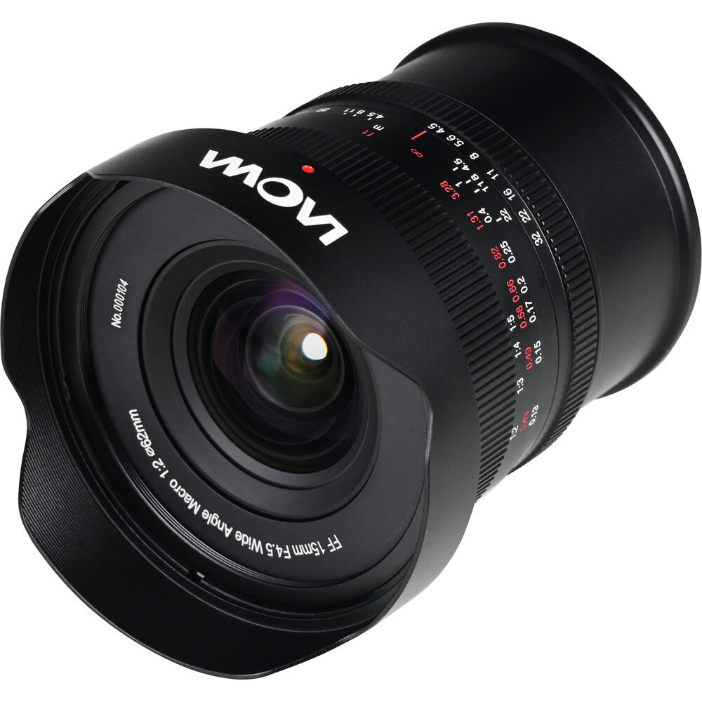 Laowa 15mm f/4.5 0.5x Wide Angle Macro L-mount objectief