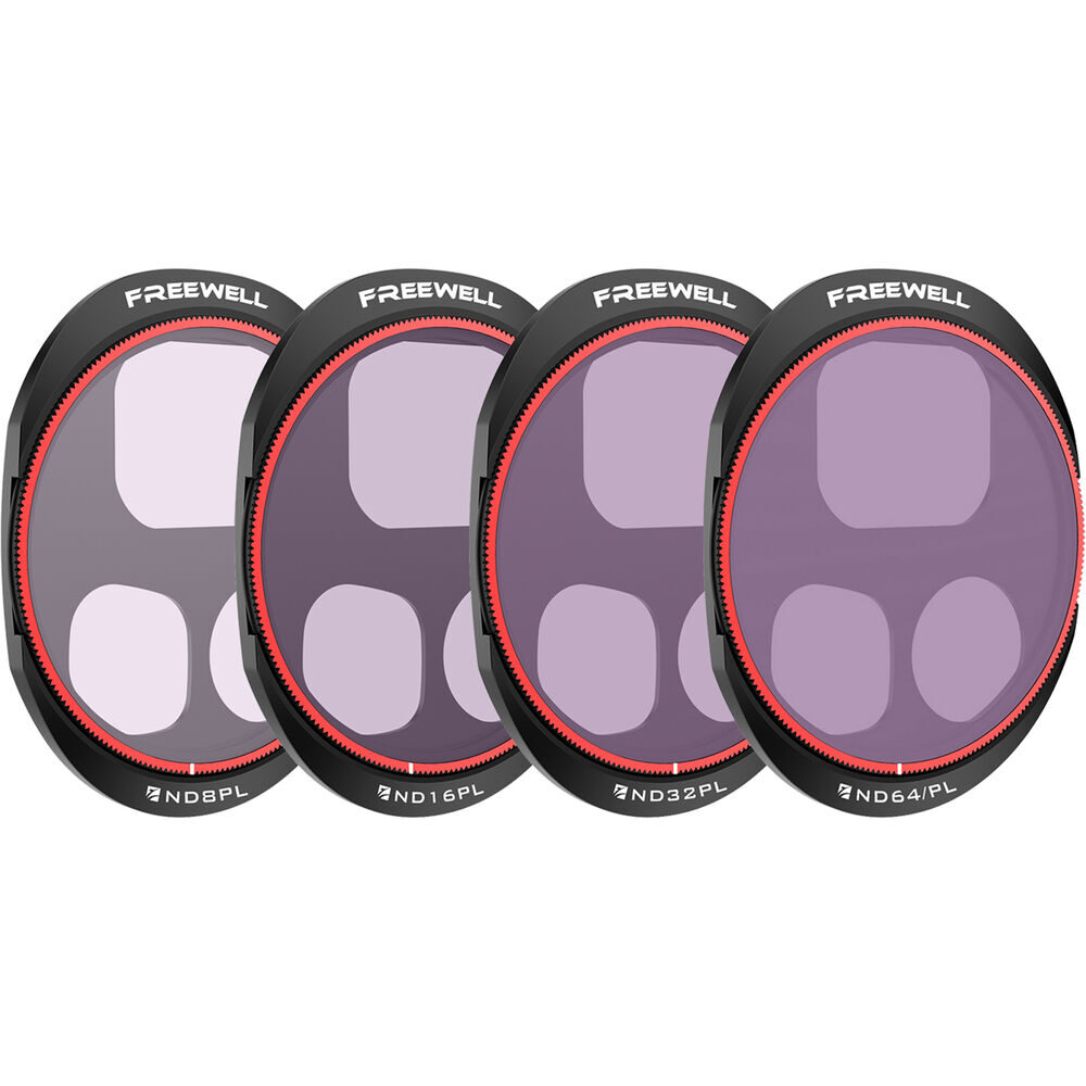 Freewell DJI Mavic 4 Pro ND/PL Filters Bright Day 4-Pack