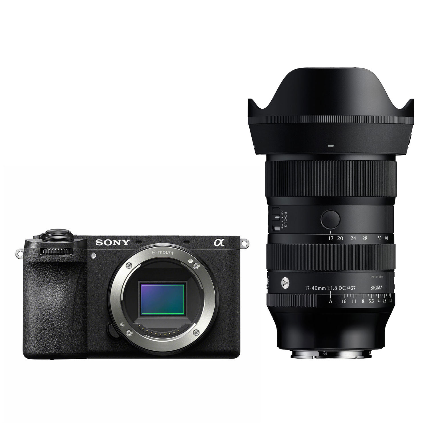 Sony Alpha A6700 systeemcamera + Sigma 17-40mm f/1.8 DC Art