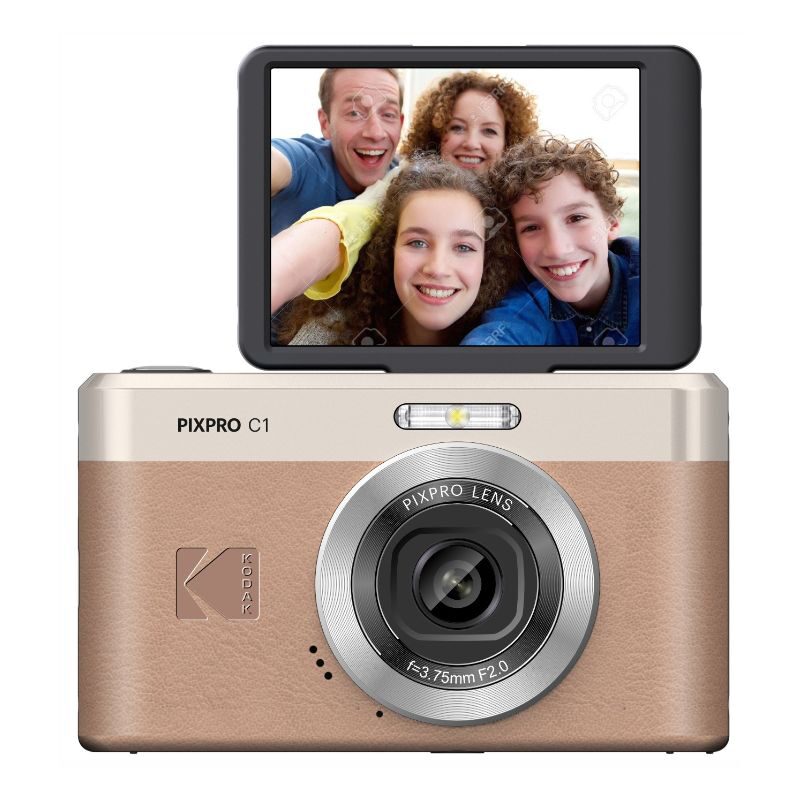 CameraNU Kodak Pixpro C1 compact camera Bruin aanbieding