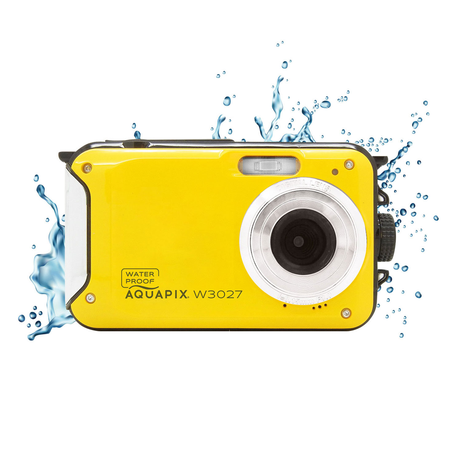 Aquapix W3027 Wave compact camera Yellow