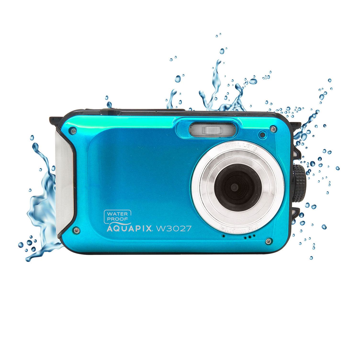 Aquapix W3027 Wave compact camera Iceblue