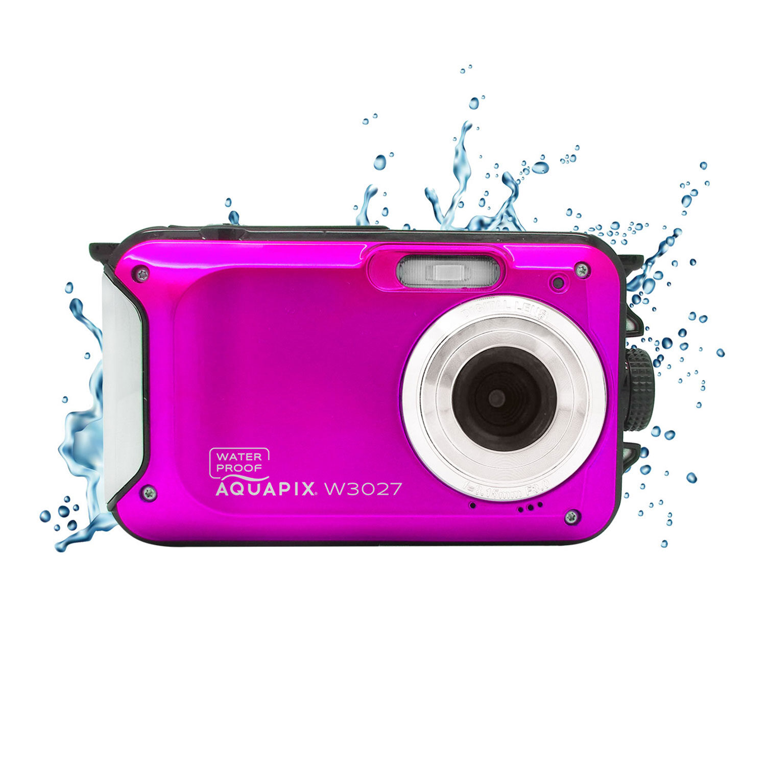 Aquapix W3027 Wave compact camera Pink