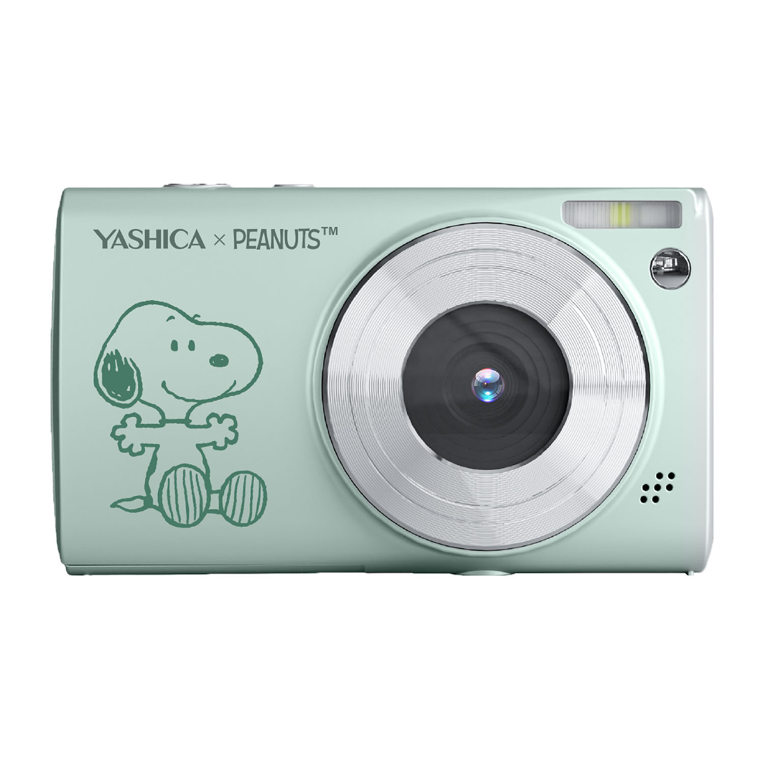 Yashica x Peanuts compact camera Sage