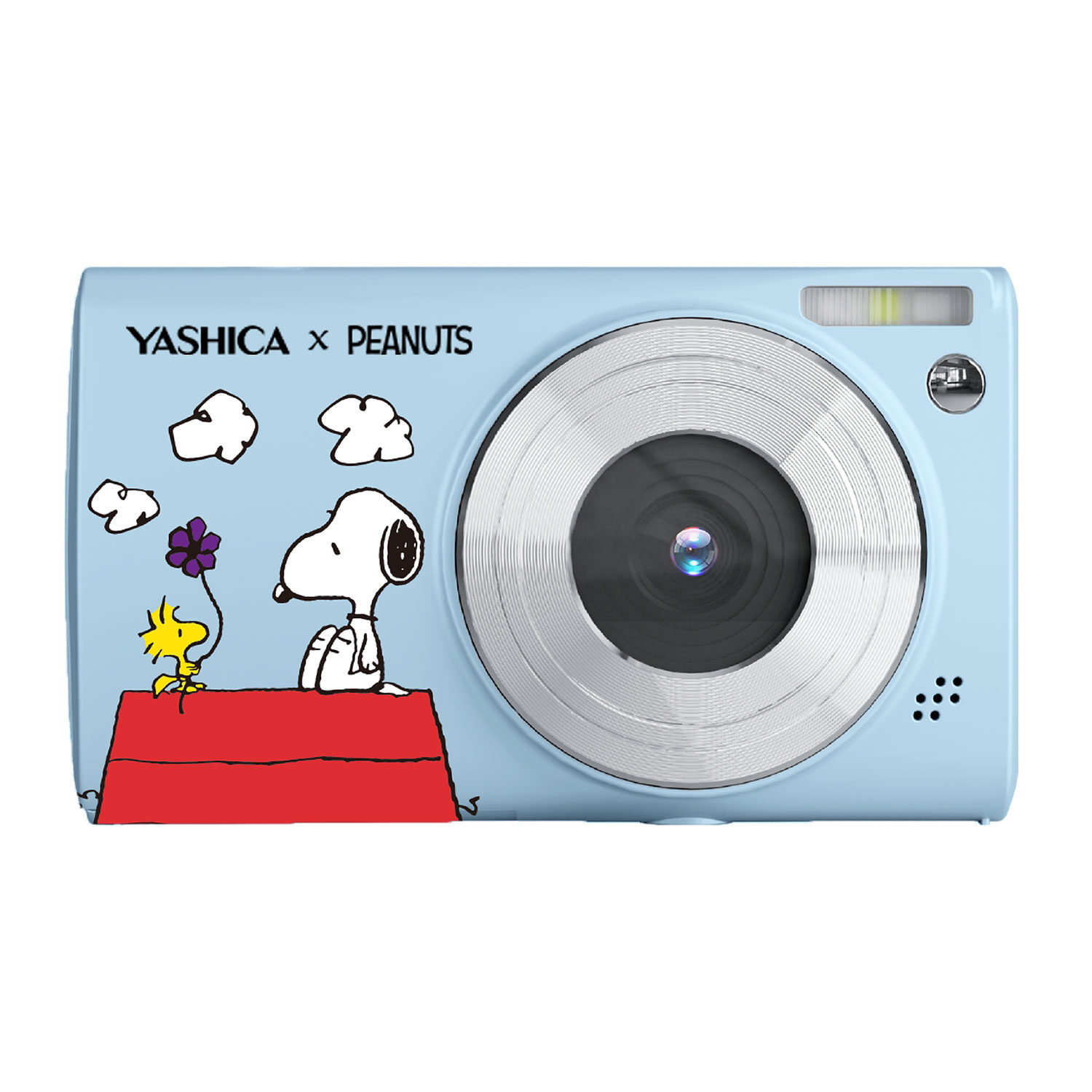 Yashica x Peanuts compact camera Sky Blue
