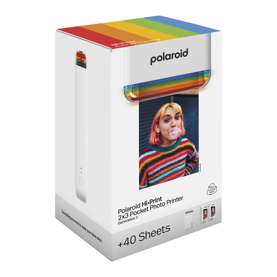 Polaroid Everything Box Hi-Print 2x3 Gen 2 - White - met 40 stuks fotopapier