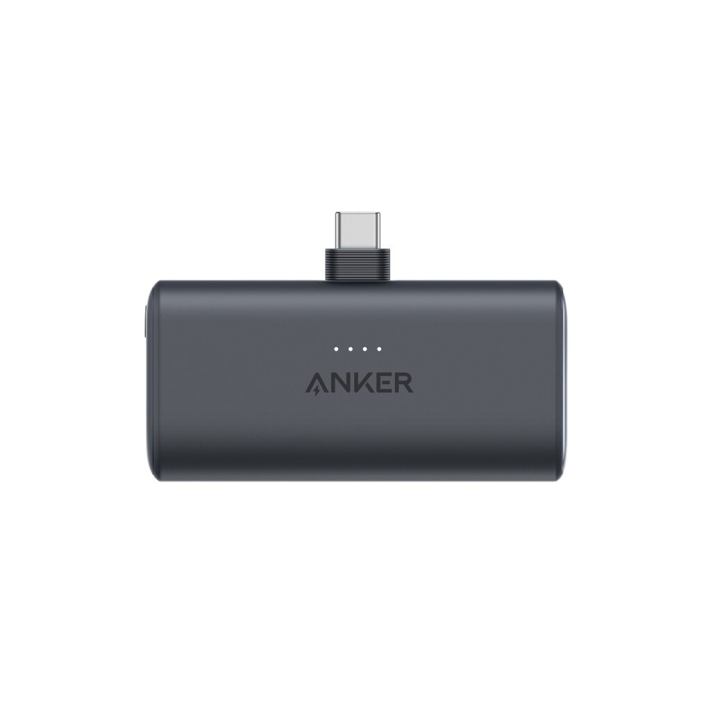 Anker-Nano Powerbank-5000 mAh powerbank 225 W- geĂŻntegreerde opvouwbare USB-C-connector-compatibel met iPhone 15 Samsung S22/23-serie Note20/10-serie Huawei iPad Pro/Air AirPods en meer