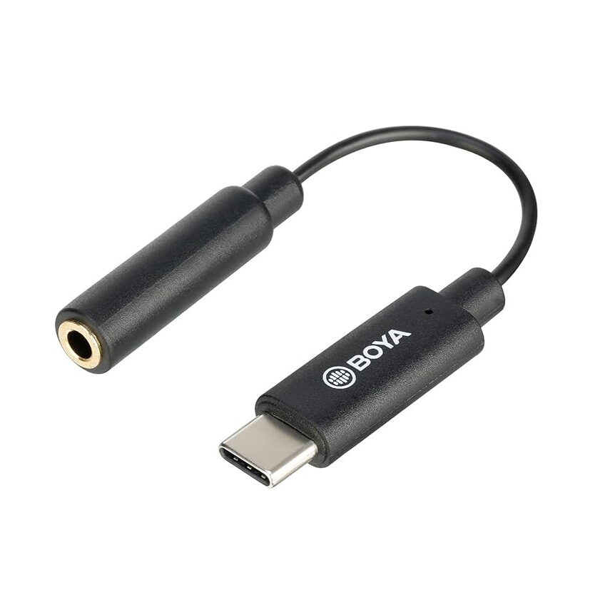Boya BY-K6 3.5mm TRS audio adapter for DJI Osmo Pocket 3