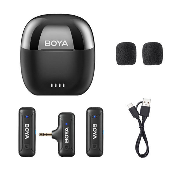 Boya BY-WM3T-M2 - Kit For 3.5mm TRS 2 X Transmitter / 1X Receiver / 1X Case