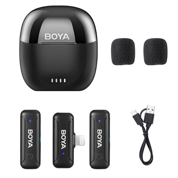 Boya BY-WM3T-D2 - Kit For Lightning 2 X Transmitter / 1X Receiver / 1X Case
